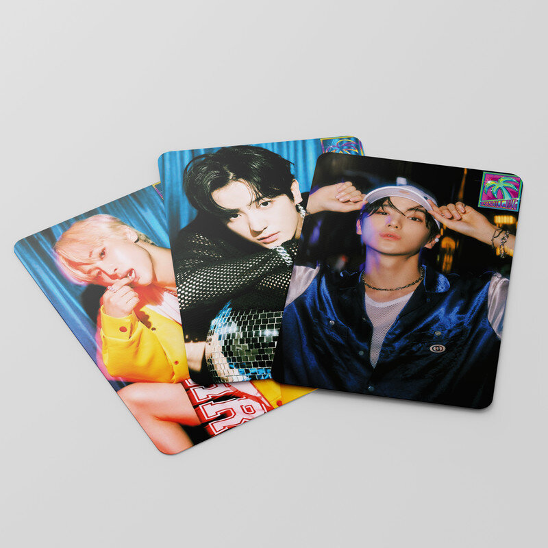 55 pces/kpop o cartão do álbum de fotos do boyz lomo cartão de fã do ídolo k-pop a coleção do cartão de fotos do boyz sunwoo