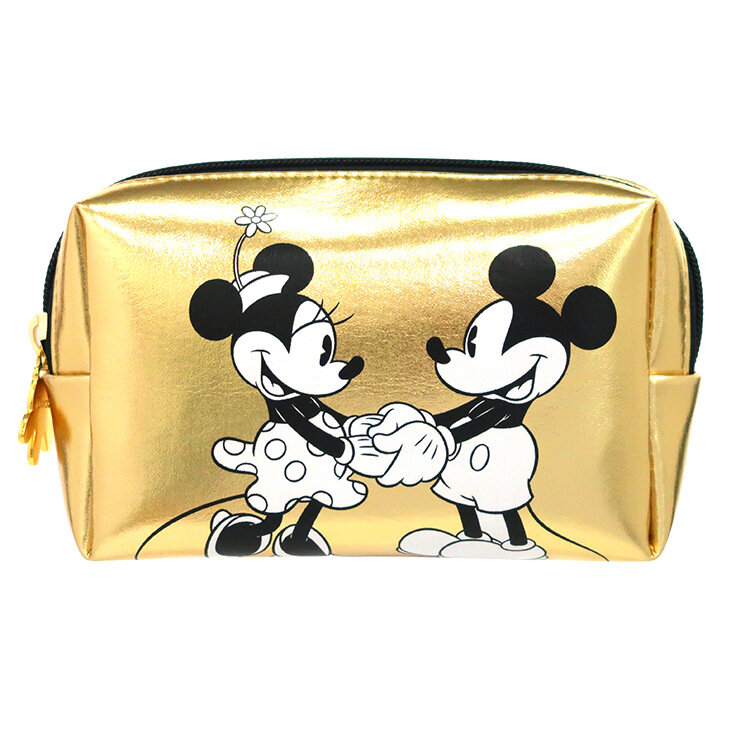 Disney classic PU cosmetic bag Mickey fashion ladies waterproof portable multifunctional cosmetic storage bag student pencilcase
