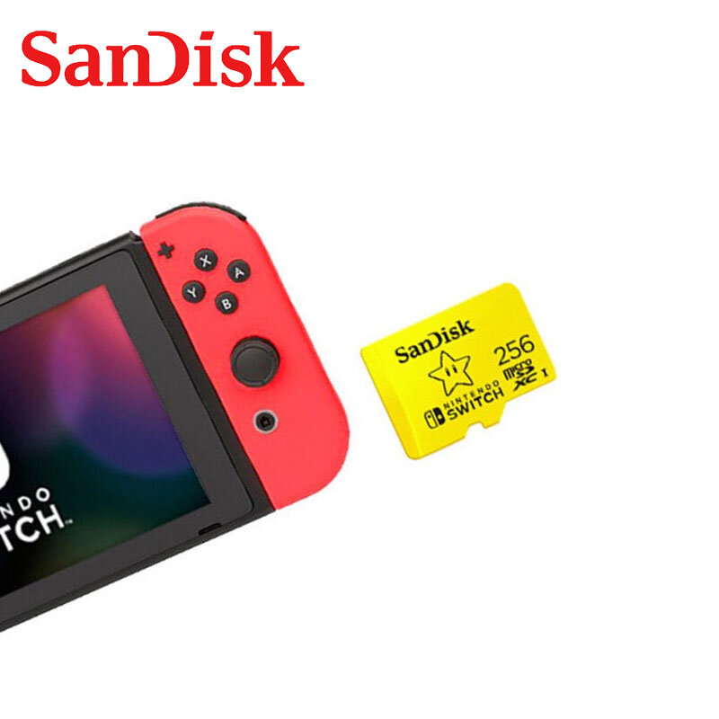 Sandisk Geheugenkaart 128 Gb 64 Gb 256 Gb Micro Sd Kaart Nieuwe Stijl Voor Nintendo Switch Microsd Tf Card sdxc UHS-I Met Adapter