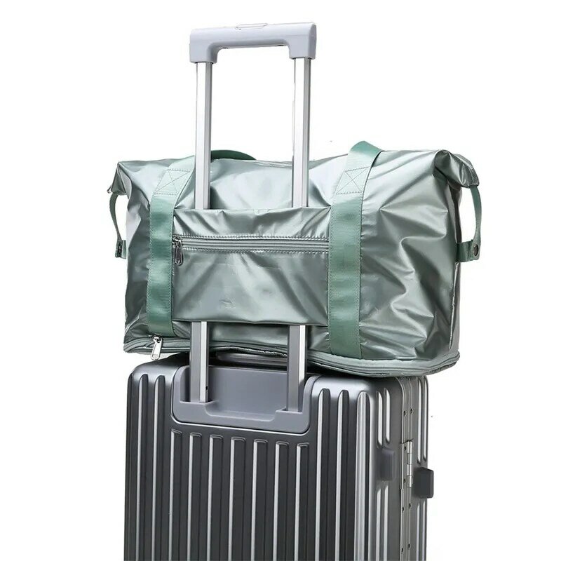 패션 피트니스 스포츠 여행 가방 여성용 방수 핸드백 숄더백 2021 주말 가방 운동 체육관 요가 여행 가방