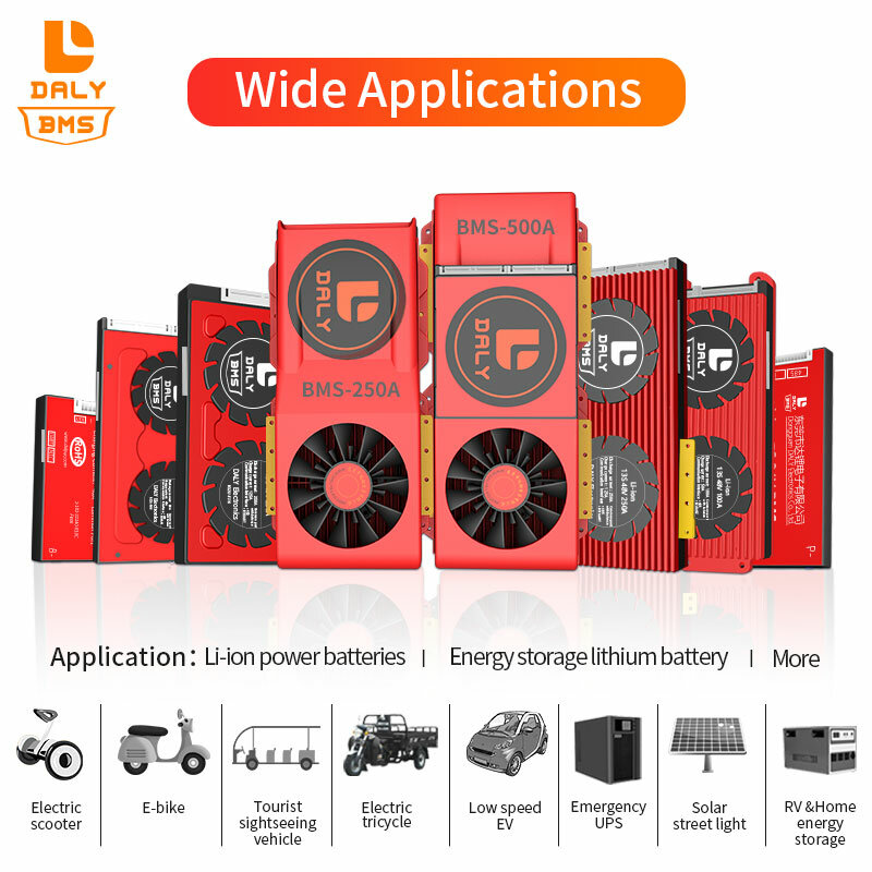 Bms 16s 48v inteligente livre bluetooth 18650 bateria proteção pacote placa 3.2v lifepo4 30a 40a 60a