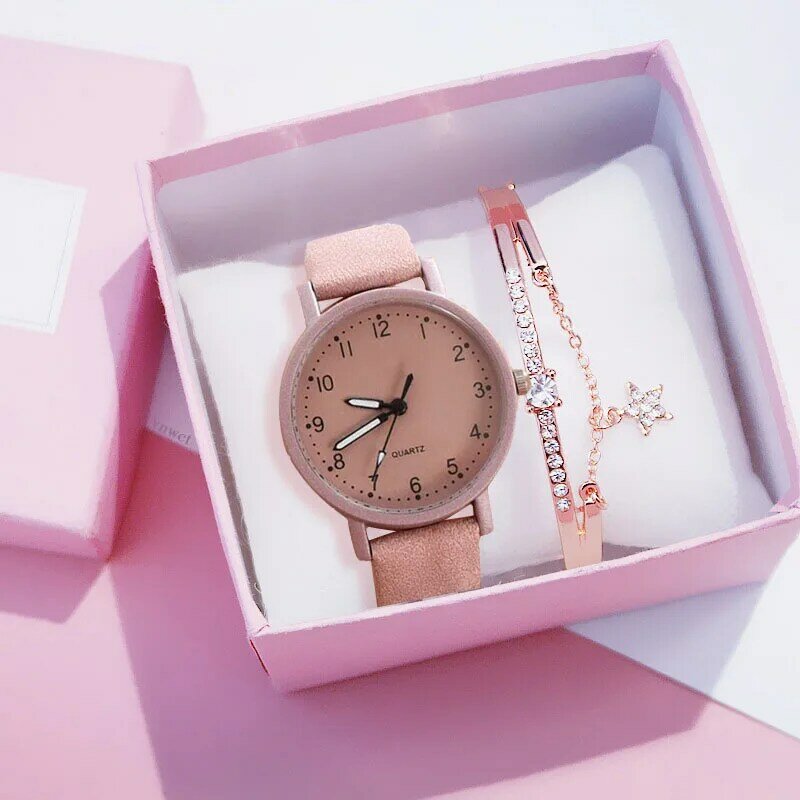 ريترو بسيط نساء ساعات سوار Laides عادية كوارتز ساعة اليد متعدد الألوان حلقة من جلد ساعة هدية أنثى ساعة reloj mujer