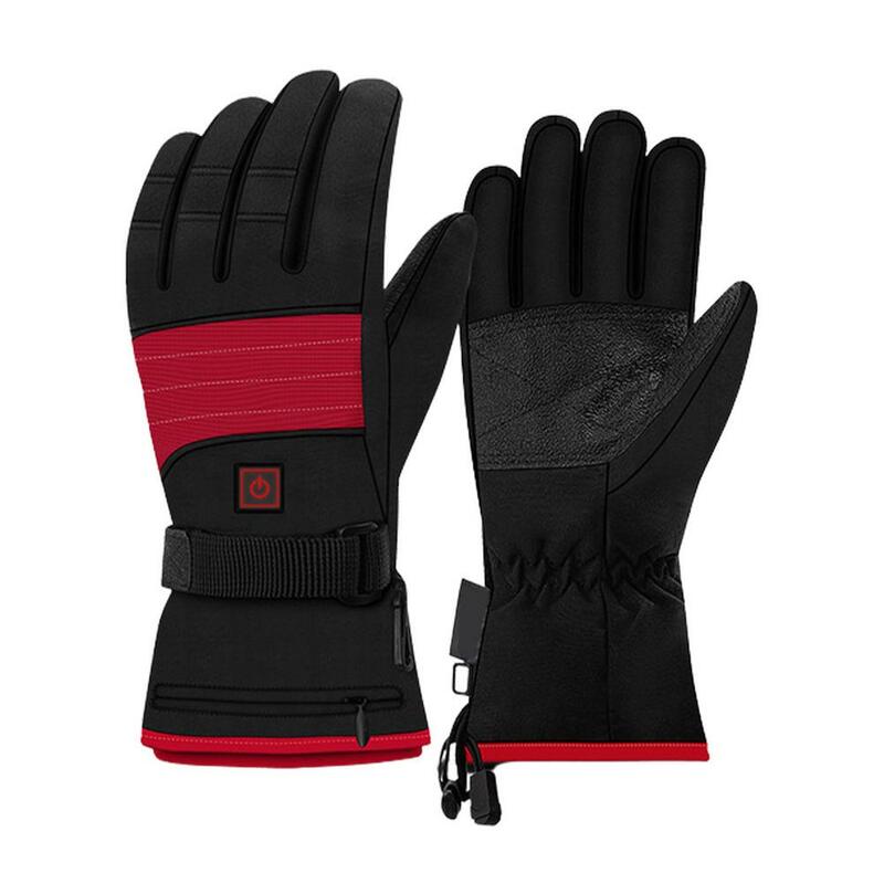 Heated Cycling Gloves For Men Women Electric Rechargeable Battery Motorcycle Warm Gloves Warmer Gloves For Cold Weather Ski