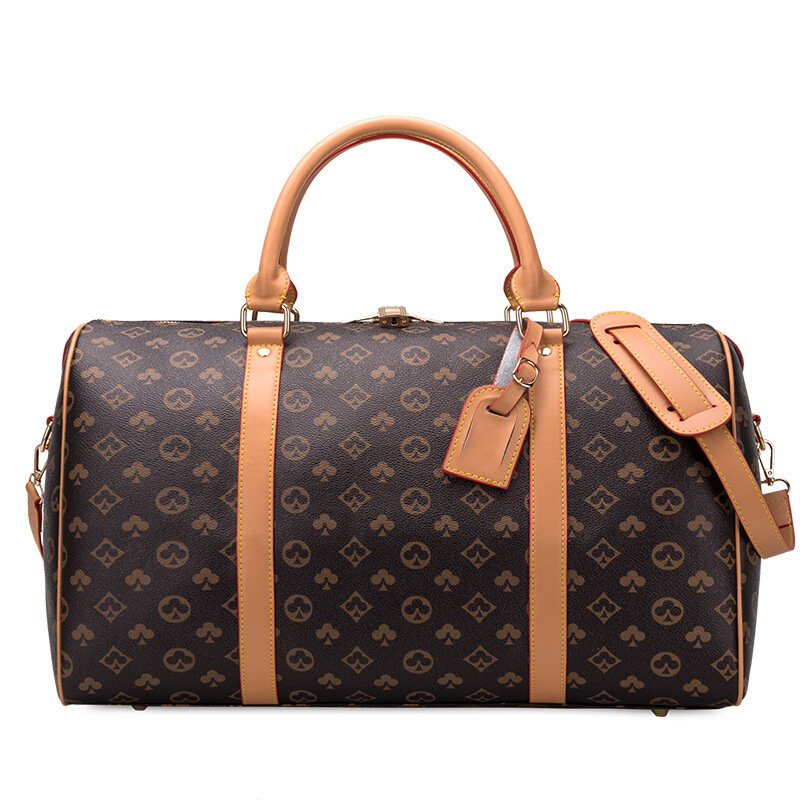 Fashion Waterproof Tote Travel Bag Men/Women Fitness Handbag Leather Shoulder Bags Business Large Travel Tote Luggage Bag