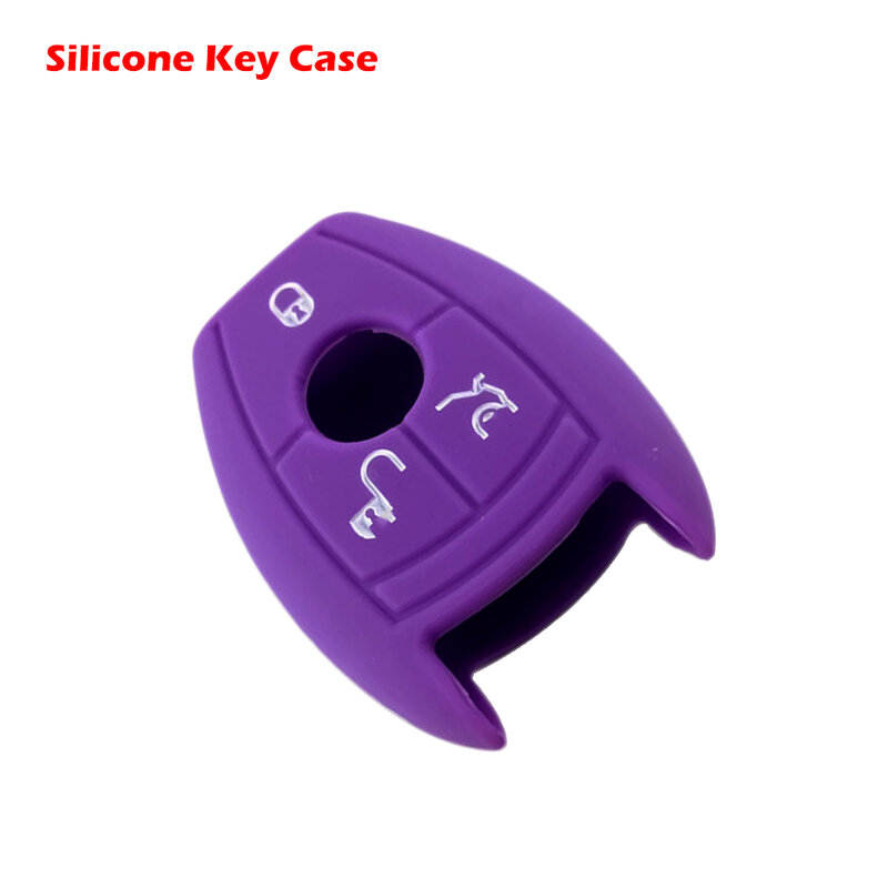 Silicone Case Protector Fob Cover Smart Entry Remote Skin Holder Car Keychain
