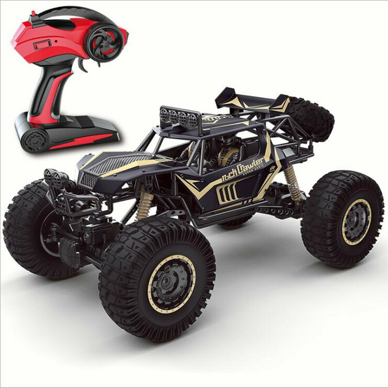 Coche de juguete a control remoto ultra grande 4x4 para niños, juguete de auto todoterreno de alta velocidad con llantas grandes de 1:8 de 50cm, de 4 4WD 2,4G