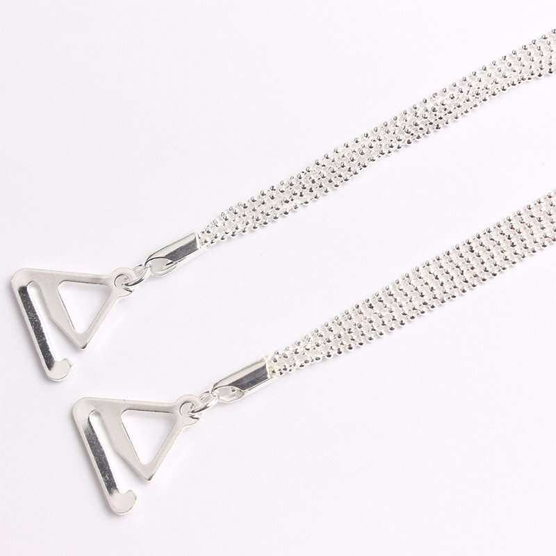 Metalowe ramiączka biustonosza kryształ 2020 nowy elegancki Rhinestone 1 para dla kobiet gorąca sprzedaż biustonosz na ramię bielizna akcesoria Sexy