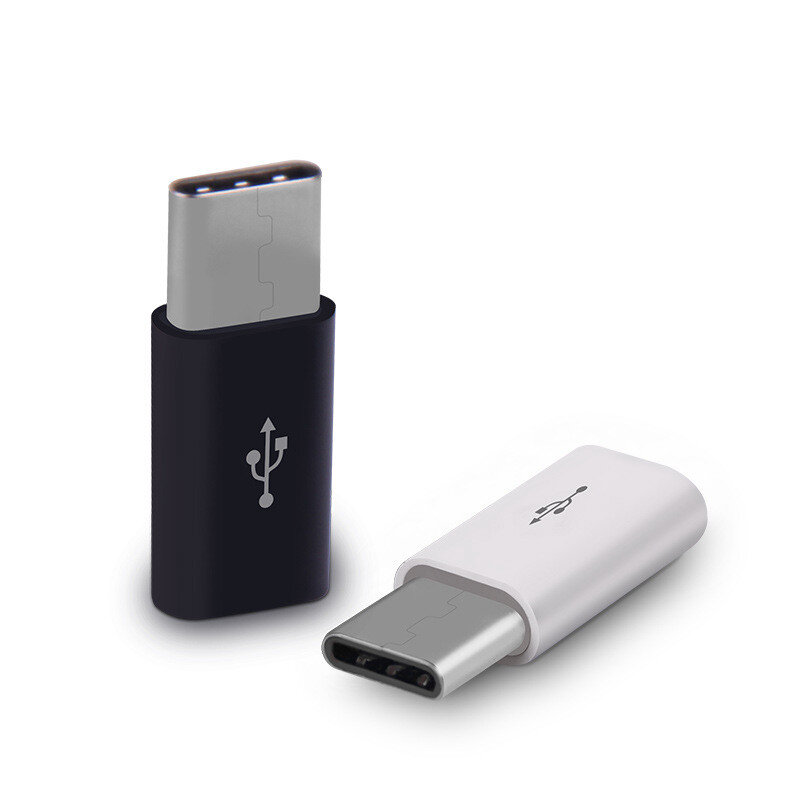 Adaptador de teléfono móvil Micro USB a USB C, conector Microusb para Xiaomi, Huawei, Samsung Galaxy, adaptador USB 3,1 tipo C, 5 uds.