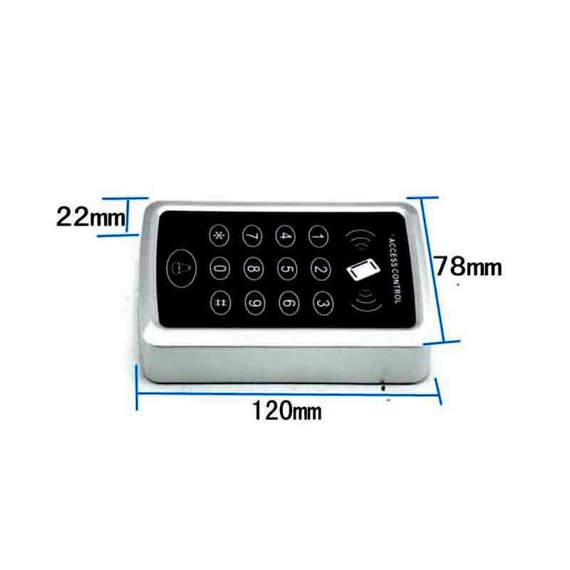 Cheapest F007 Password RFID Card Access Controller Standalone Access Control System Electronic Door Opener System with 5keychain