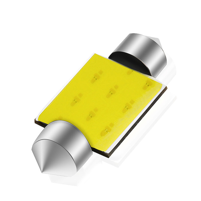 Eliteson-자동차 테일 박스 램프용 LED 번호판 조명 20 개, 12V 꽃줄 인테리어 독서 전구 31mm 36mm 39mm 41mm 흰색