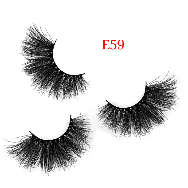High Quaity 3D Mink Eyelashes 25mm Lengthen 100% Hand Made False Lashes Eye Extension cilios Long lasting