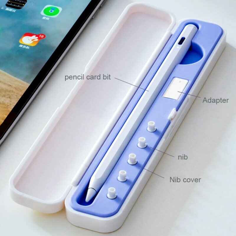 Case For Apple Pencil 1/2 Pen Storage Box Silicon Full Protective Cover For Apple Pencil Stylus Pouch Pen Fundas Shell