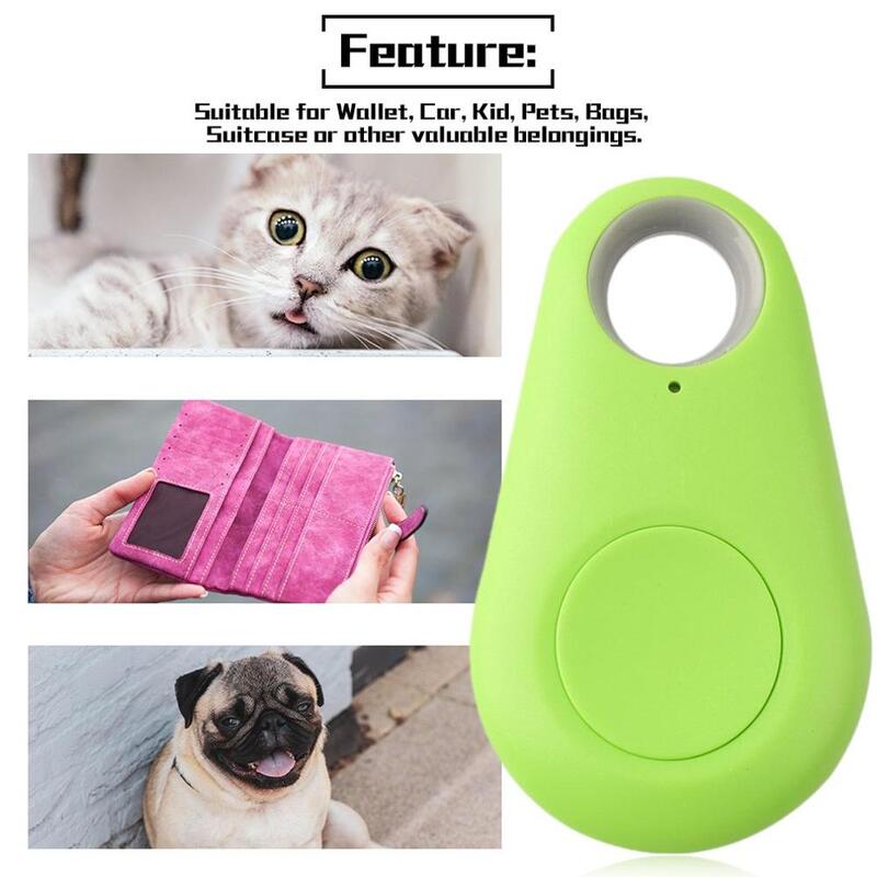 Pelacak Mini Modis 4.0 Dompet Tag Pencari Lokasi dengan Alarm Kunci Pelacak Anjing Peliharaan Pelacak Pintar Ukuran Saku Antihilang