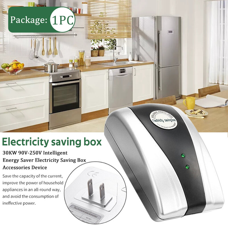 30KW 90V-250V Energy Saver Durable Appliances Stabilizer Device Household Intelligent Electricity Saving Box Accessories Digital