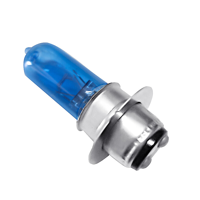 Eliteson T19 P15D-25-1 Halogen Bulbs For Motorcycle Headlamps 12V 35/35W Super White Motor Head Lights