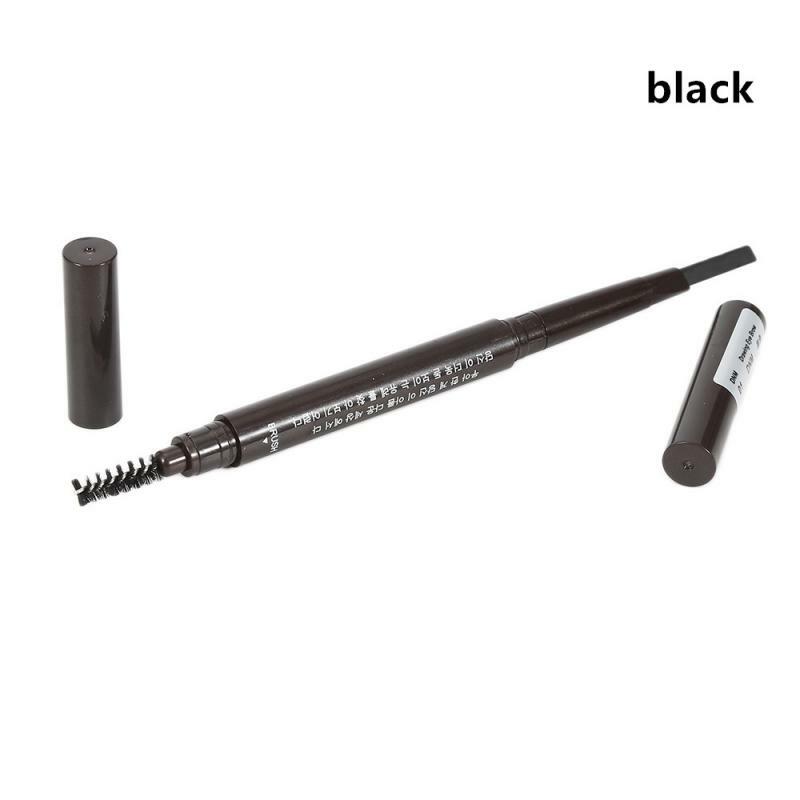 5 Colors Eyebrow Pencil Natural Waterproof No Blooming Rotating Automatic Eye Brow Pencil With Brush Brown Beauty Cosmetic TSLM1