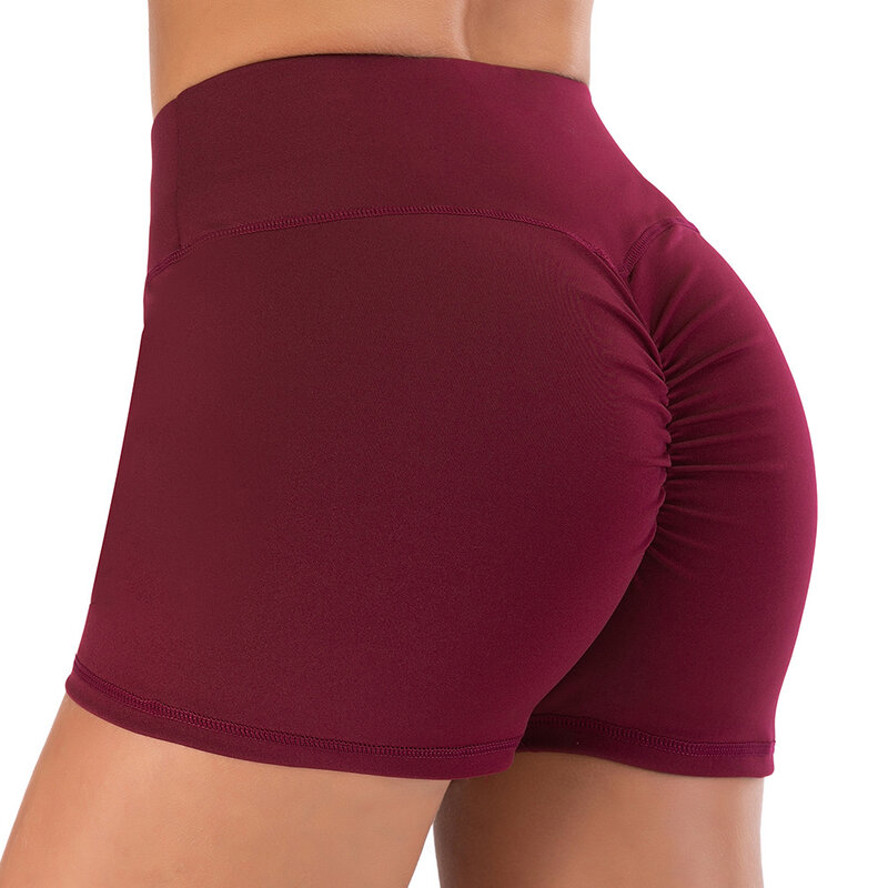 Frau Fitness Yoga Shorts Gym Workout Scrunch Butt shorts Hohe Elastische Sport Shorts laufsport hot shorts sommer