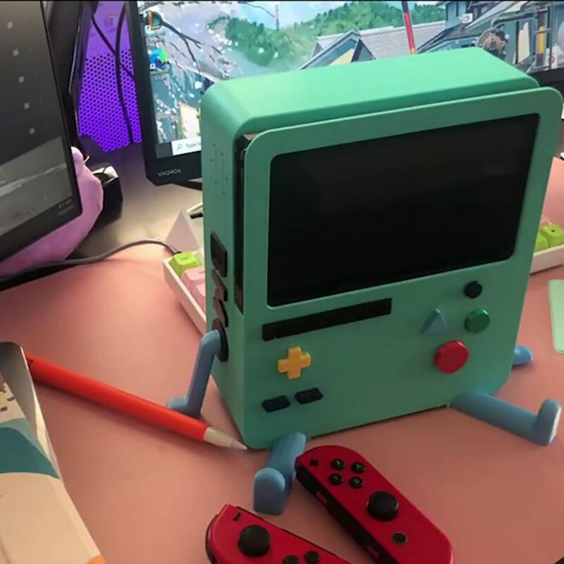 BMO Control supporto per giochi supporti portaoggetti rack caricatore portatile Dock per accessori Nintendo Switch Stand decorazioni carine giocattolo