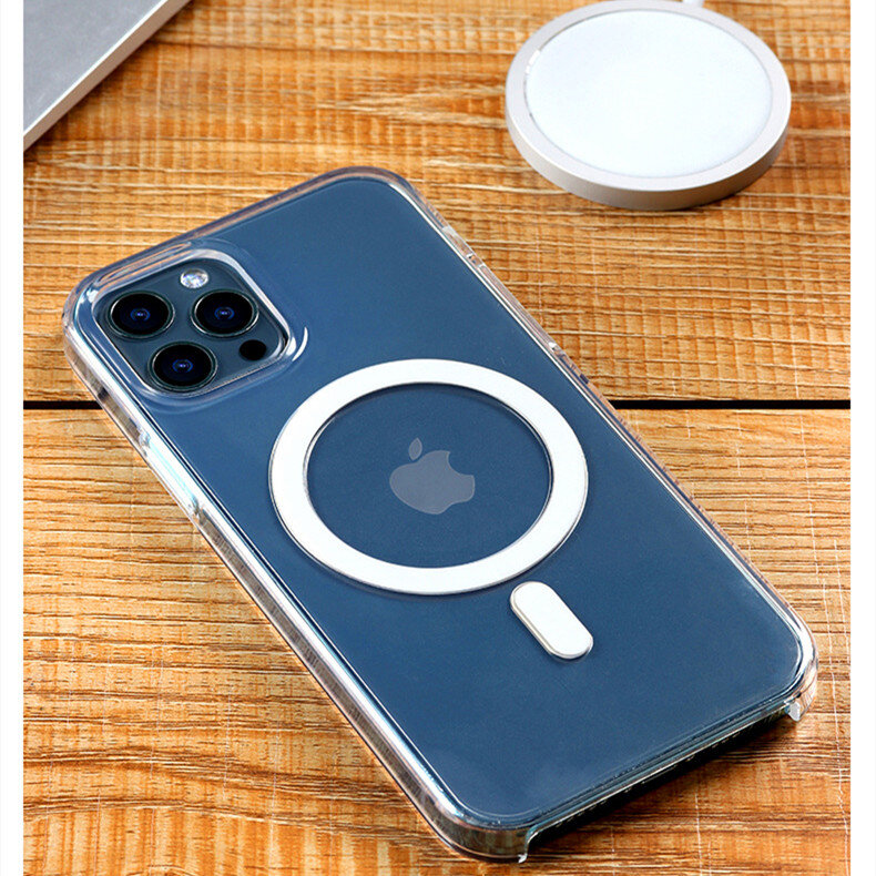 Originele Magsafing Case Voor Apple Iphone 13 12 Pro Max Telefoon Clear Hard Pc Magnetische Met Animatie Voor Iphone 13 mini Back Cover