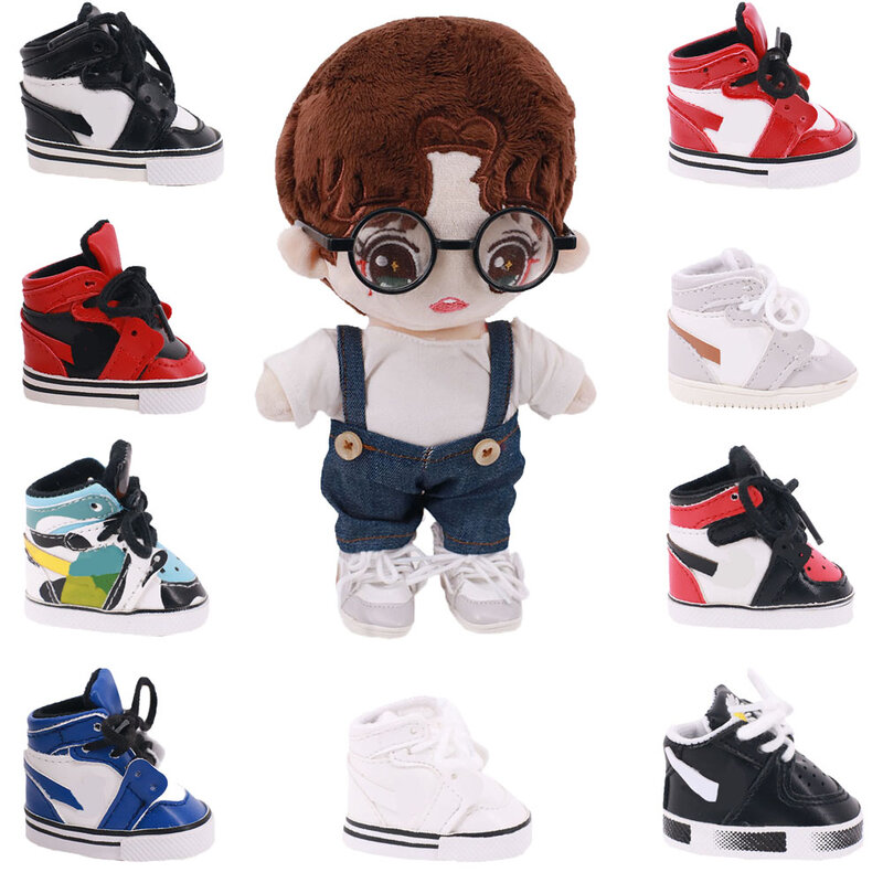 Кукольные туфли контрастных цветов, сшитые цвета для кукол 14,5 Дюймов, размер 32-34 см, аксессуары для кукол