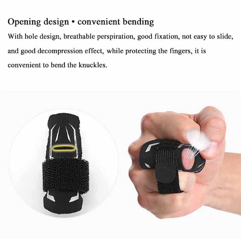 Finger Splint Wrap oddychający zmywalny antypoślizgowy profesjonalny palec straż bandaż sportowy ochronny pokrowiec Brace Support