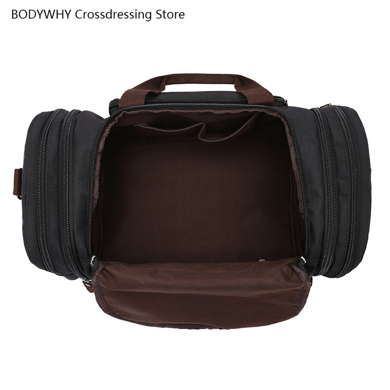 Hot sale travel bag waterproof material outdoor portable travel bag canvas shoulder large capacity handbag