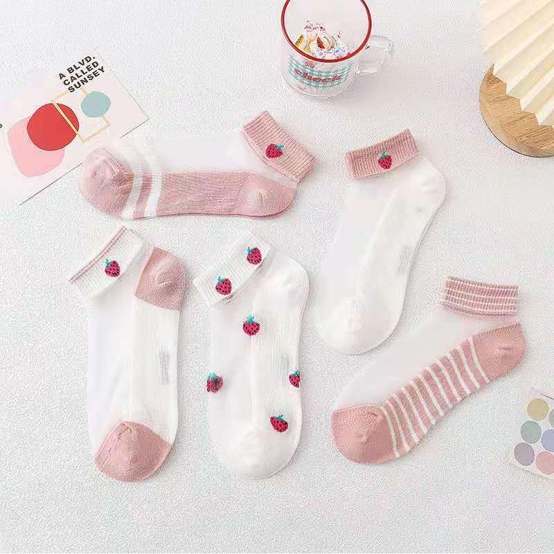 Calcetines tobilleros de algodón para mujer, calcetín informal Harajuku con dibujos de barco Kawaii Maiden, tobillero invisible para chica divertida, juego de calcetines, regalo, 3 par/lote
