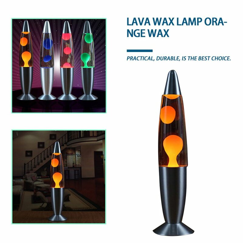 Cute Metal Base Lava Lamp Wax Volcano Style Night Light Jellyfish Nightlight Glare Incandescent Lava Lighting Lamps