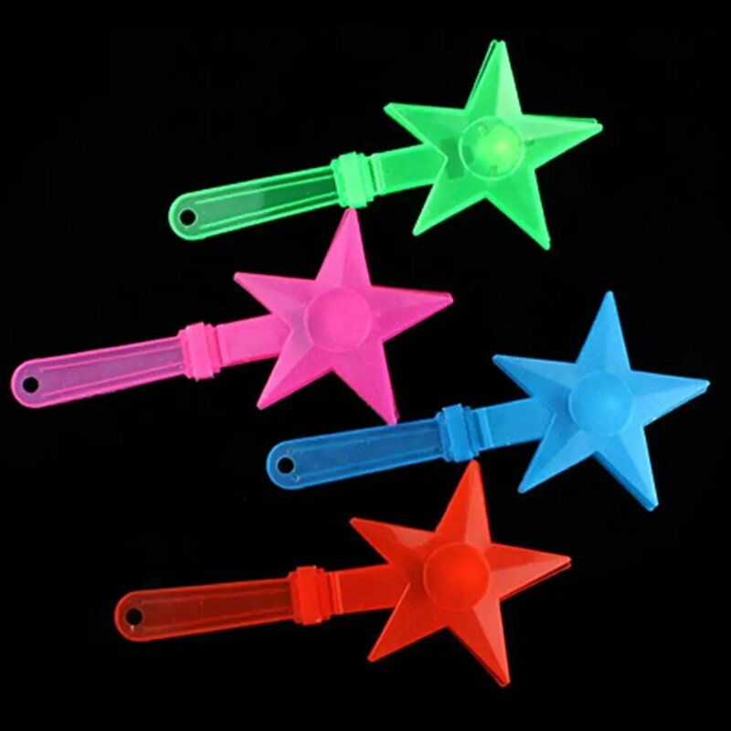 1Pc Star LED Hand Clapper Noise Maker Flash Light Glow Stick Party Concert Favor stella a 5 punte battitura mani concerto favore