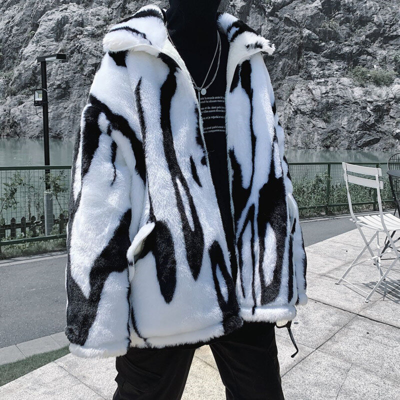 Kurtka zimowa męska ciepła moda Retro Casual krótki płaszcz mężczyźni Parka Streetwear dziki luźny, gruby kurtki męskie ubrania M-3XL
