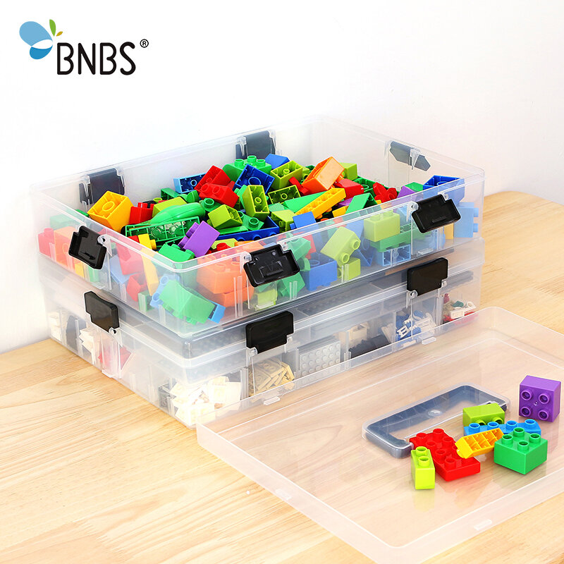 ของเล่น Organizer คอนเทนเนอร์ LEGO Building Block กล่อง Organizer สำหรับของเล่นเด็กพลาสติกเครื่องประดับเครื่องมือก...