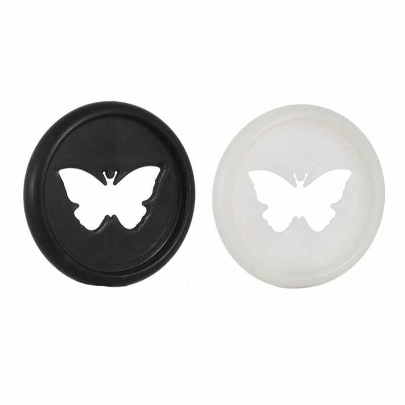 20 pièces 26mm papillon cahier en plastique reliure anneau champignon trou disque 360 degrés