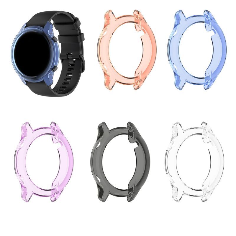 Shockproof Silicone Watch Case Cover Soft TPU Protector Clear Skin Shell Frame for -Huawei Honor Magic Watch 2 42mm/46mm