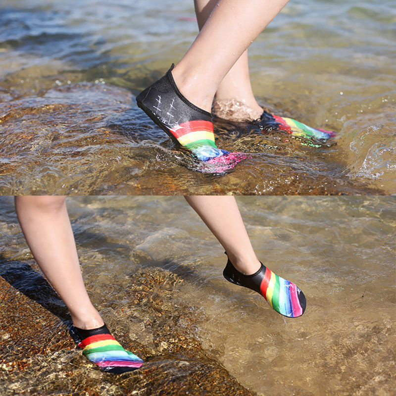 Homem mulher sapatos de água descalço praia piscina sapatos de secagem rápida água yoga sapatos adequados para surf natação esportes aquáticos sneaker