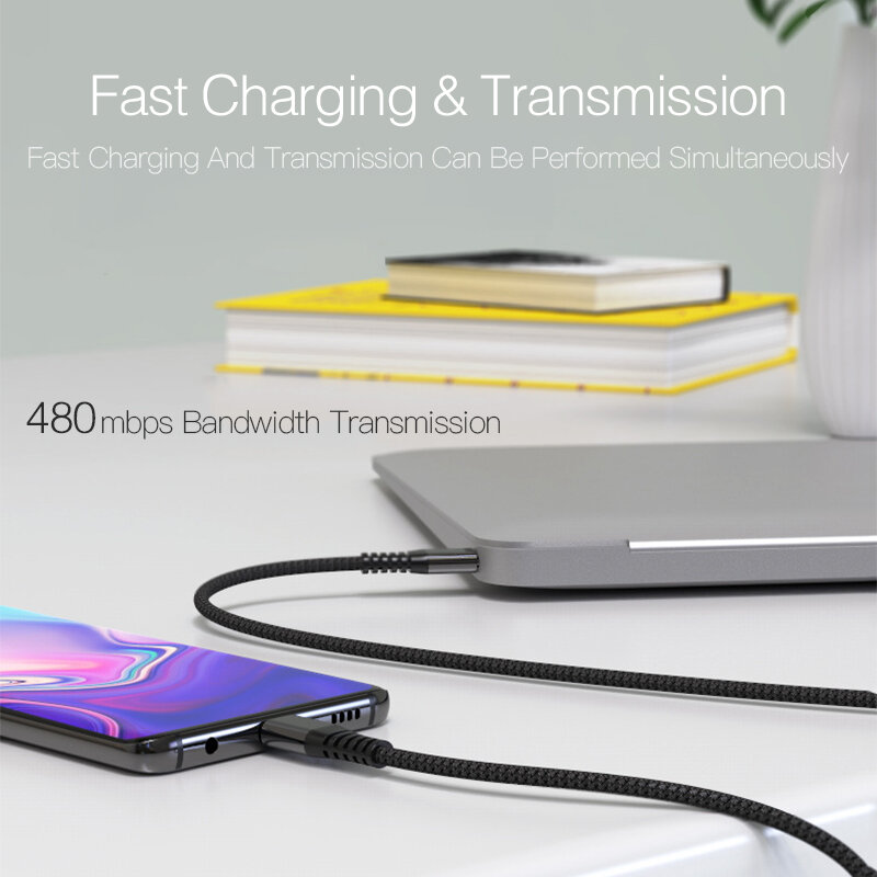 USB Type C TO USB C Cable For  Xiaomi HuaWei P20 10 20 30 Pro  Quick Charge 4.0 USBC PD Fast Charging Charger USB-C Type-C Cable