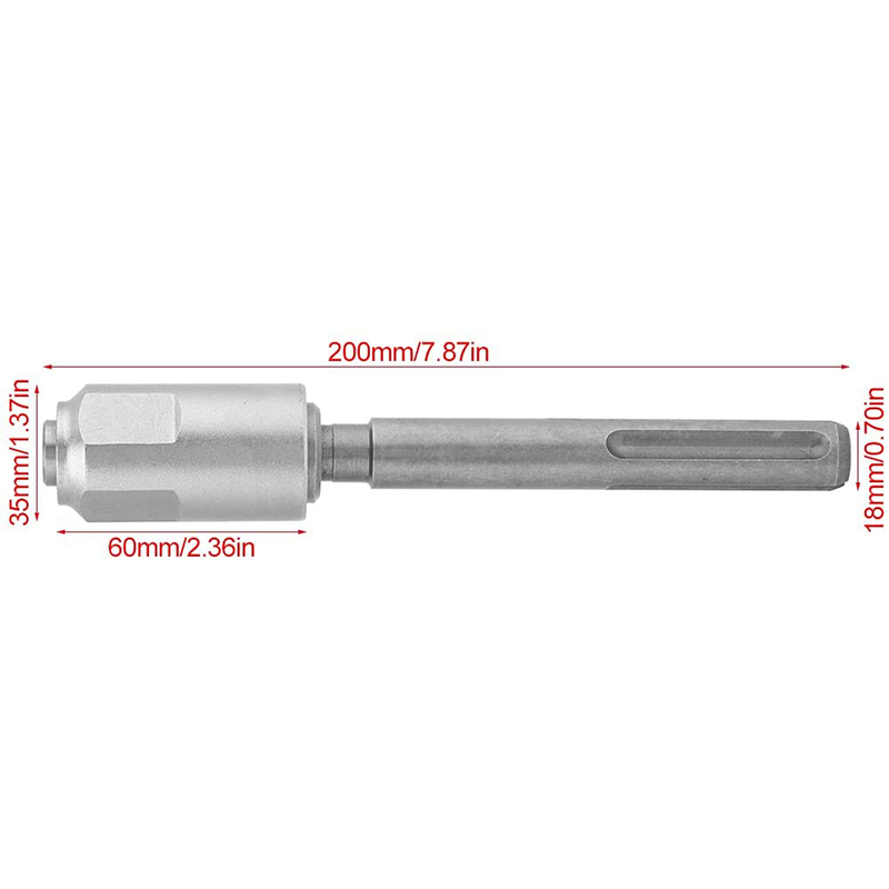 SDS Max to SDS Plus Adapter for Rotary Hammers Connection Drill Converter Quick Tool for Hammers Masonry Power Tool Accessories