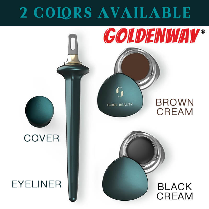 1 zestaw Eyeliner Guide Tools wielokrotnego użytku silikonowy Eyeliner Brush łatwy bez pomijania Eyeliner żelowy Eyeliner dla chwiejnych rąk