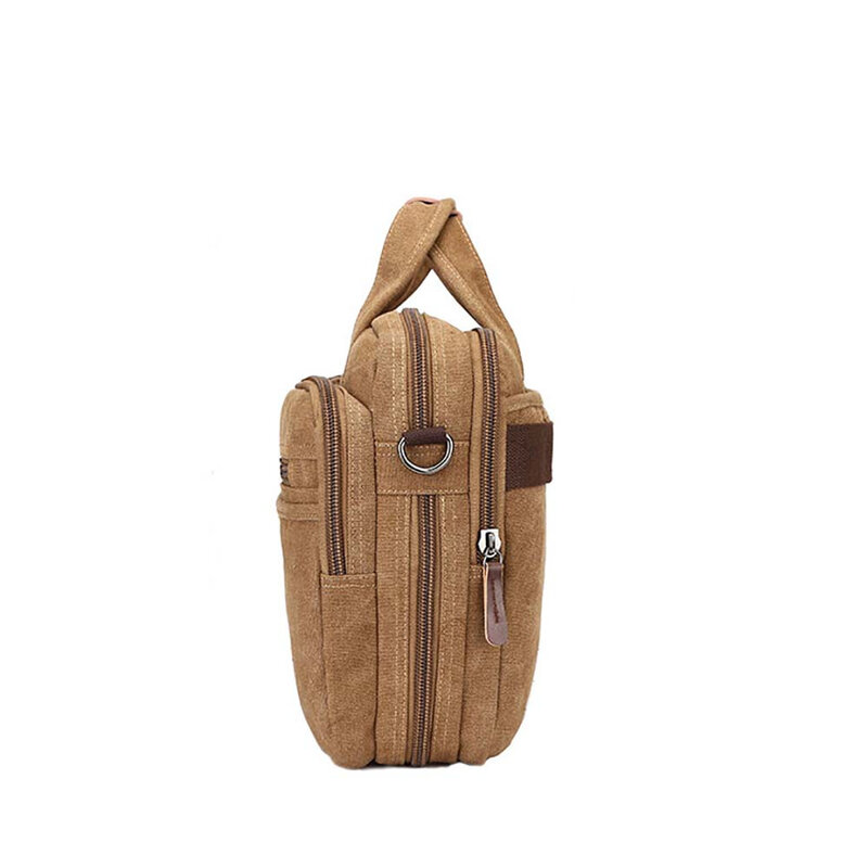 Холщовая Повседневная сумка-мессенджер унисекс на одно плечо, сумка для ноутбука, деловой портфель, сумка для ноутбука