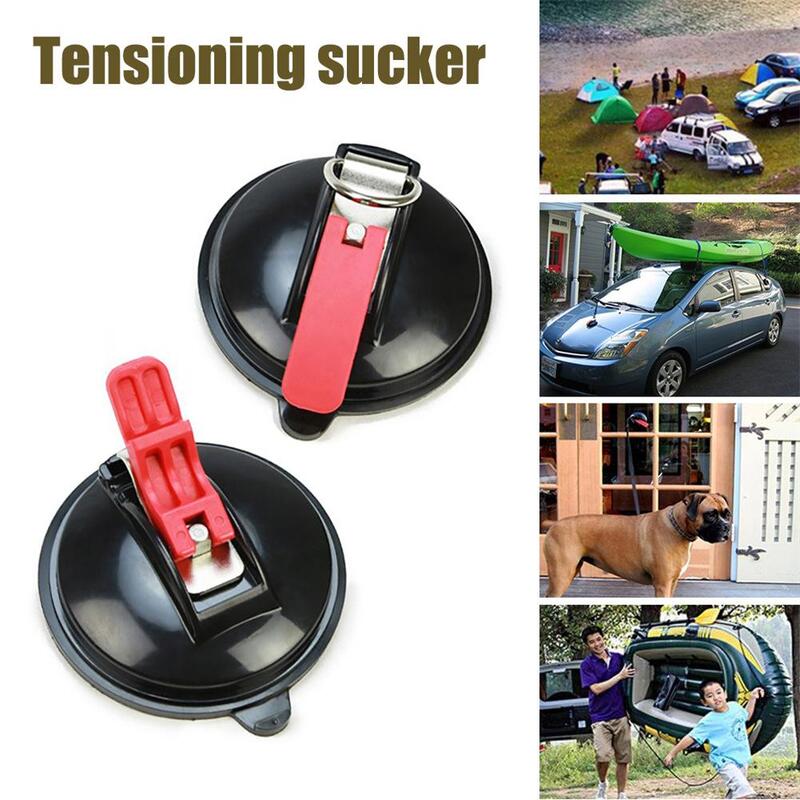 1pc Powerful Car Suction Cup Anchor With Securing S Hook Multi-function Heavy Duty Sucker Cup Camping Tie Down Car Mount