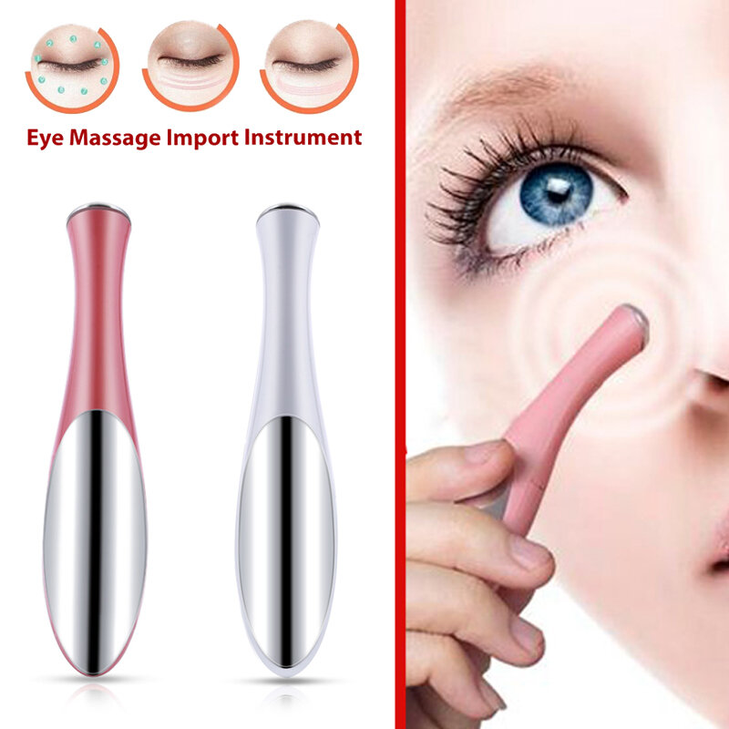Mini przenośne elektryczne masaż oczu pióro urządzenie twarzy wibracje pielęgnacja oczu indukcyjny masażer Essence Import przyrząd kosmetyczny