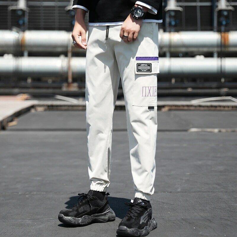 ผู้ชายกางเกง Casual กางเกง Sweatpants กีฬา Streetwear ผู้ชายแฟชั่นกางเกงกางเกงชายกลางแจ้งชาย Harem กางเกง S-4XL 988