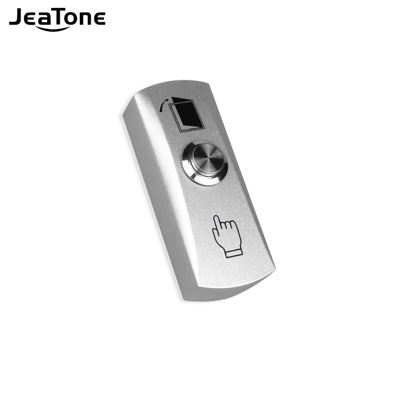 Jeatone-Botón de salida de puerta, interruptor pulsador de liberación para Control de acceso, sistema electrónico de cerradura de puerta, intercomunicador de vídeo