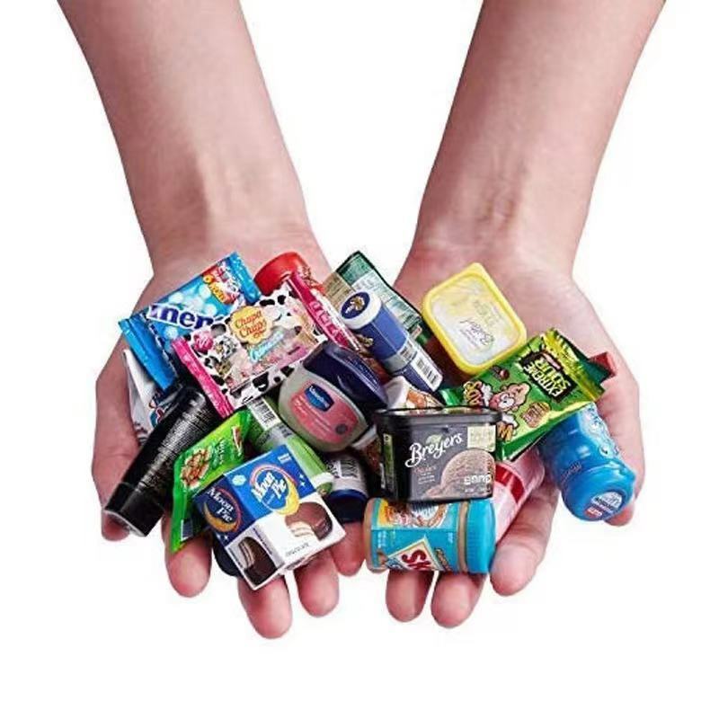 1 stück von 5-blütenblatt Verschiedene Überraschung Bälle Mini Marke Spaß Gadgets Jungen und Mädchen Roman Blind Box Spielzeug mini Gefälschte Lebensmittel Spielzeug