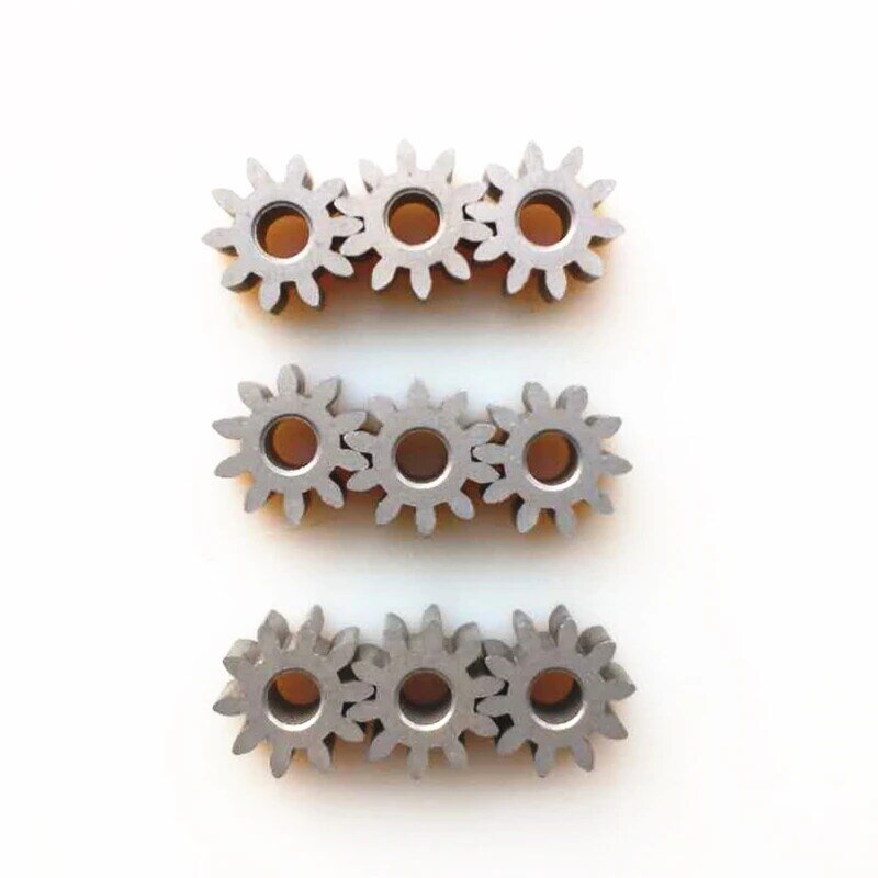 AZGIANT-engranaje de Metal 1,5 de 5 piezas, molde de 10 dientes, Agujero interior de 8mm, engranaje de metalurgia en polvo