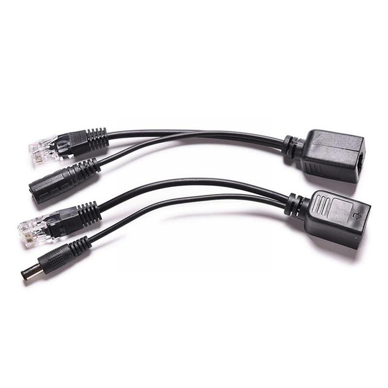 Adapter Poe kabel Rj45 rozdzielacz wtryskiwaczy sieć Power Over Poe zestaw Adapter Splitter Separator wtryskiwaczy Combiner Ethernet C0d5