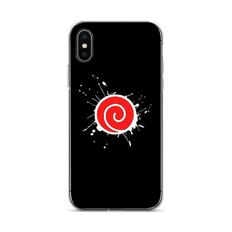Naruto shippuden uchiha itachi clã silicone caso de telefone coque capa para iphone 7plus 8 mais x xs xr max 55s 6s 6 mais 11 pro