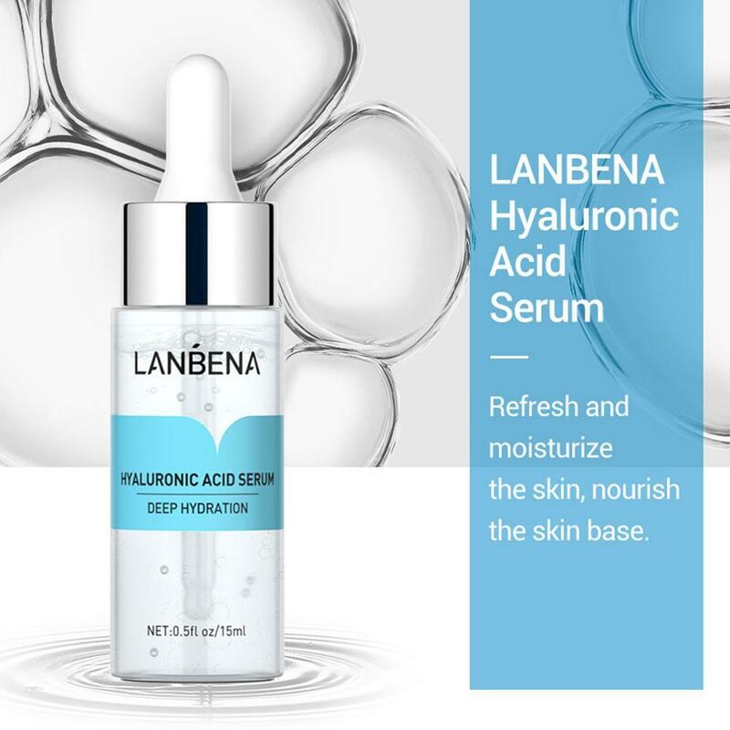 Hyaluronic Acid Face Serum Anti-Aging Shrink Pore Essence Cream Skin Anti Moisturizing Repair 15ML Dry Care Wrinkle Whiteni I9Q1