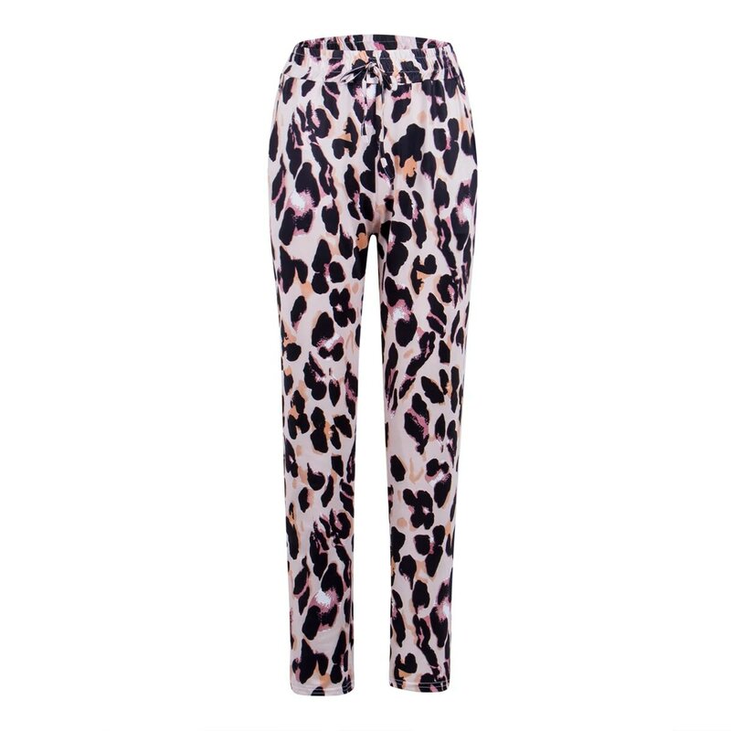 Women's Pant 2020 New Spring Leopard Print SnakeSkin Slim Long Pants High Waist Full Length Trousers Pencil Pant