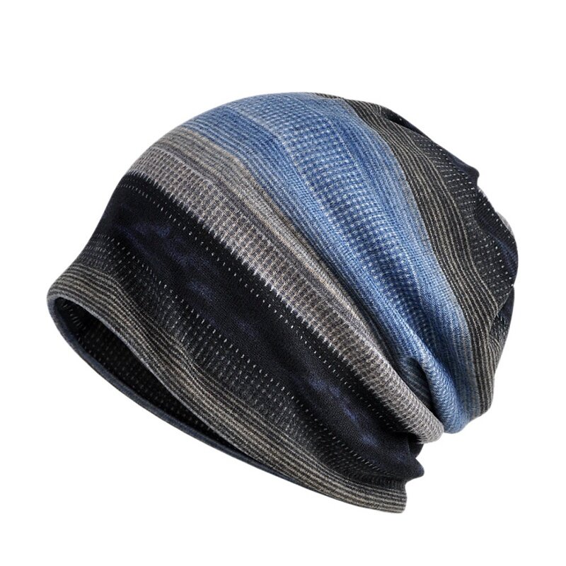 Beanies Cap Scarf Cotton Casual Style Sunshade Breathable Stretch Sun Hat Autumn Winter Cycling Neck Warmer Head Wear