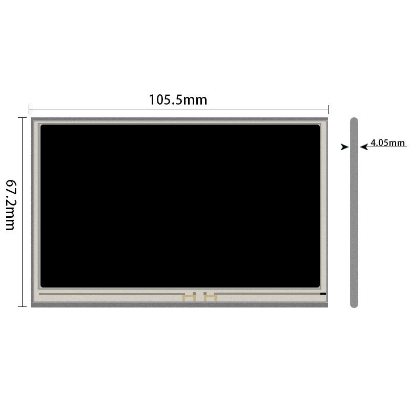 Schermo LCD LVDS originale da 4.3 pollici AT043TN24 V7 risoluzione 480*272 luminosità 500 contrasto 500:1